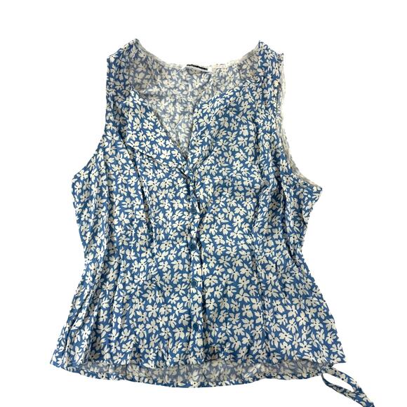 Reformation Jayne Sleeveless Dainty Floral Blouse Sz 10 NWOT - Picture 9 of 9